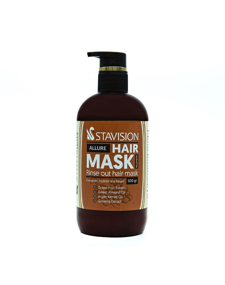 ماسک مو کراتین استاویژن (Stavision Allure Hair Mask Keratin) حجم 500 گرم